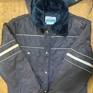 VTG SEARS Work Leisure Snowsuit Snowmobile Snow Coveralls MENS Size 44  QUILTED